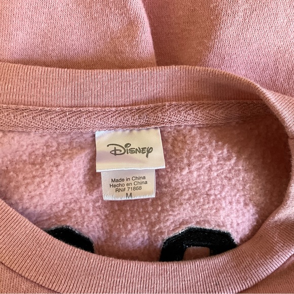 Disney VTG Alice Lost In Wonderland RARE Pink Sweatshirt Women’s M - Picture 4 of 6